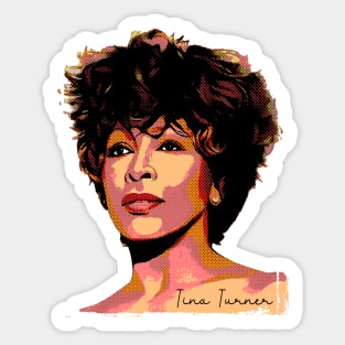 Tina Turner Retro Vintage Pop Art Sticker